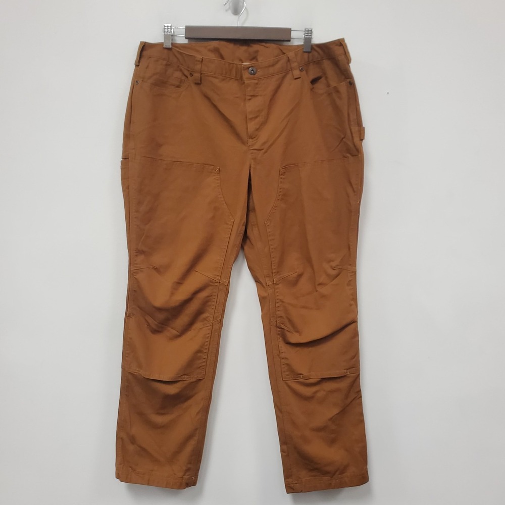 Duluth Womens Rugged Cargo Pants Size 18X29 Brown Straight Leg Gardening Utility